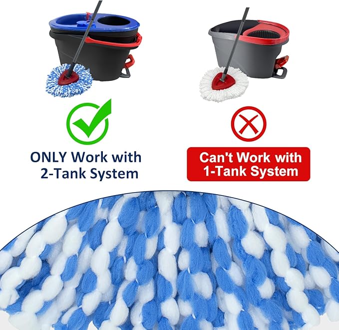 Spin Mop Head Replacements Compatible - Image 2