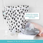 Bumkins Waterproof Wet Bag for Baby, Swim Suit, Cloth Diapers, Pump Parts - Image 5