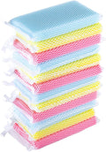 Multi-Purpose Mesh Net Kitchen Cleaning Extra Thick Dishwash Sponge Assorted by NuValu