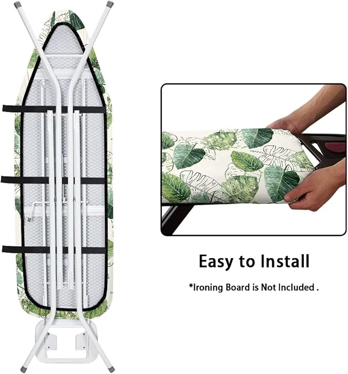 Green Leaves Ironing Board Cover - Image 4