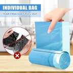 4 Gallon Trash Bags Drawstring 100 Count, JUKFITA Strong Small Garbage Bags - Image 3