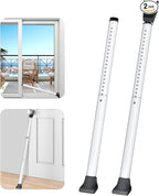AceMining Upgraded Door Security Bar & Sliding Patio Bar, Heavy Duty Stoppers by AceMining