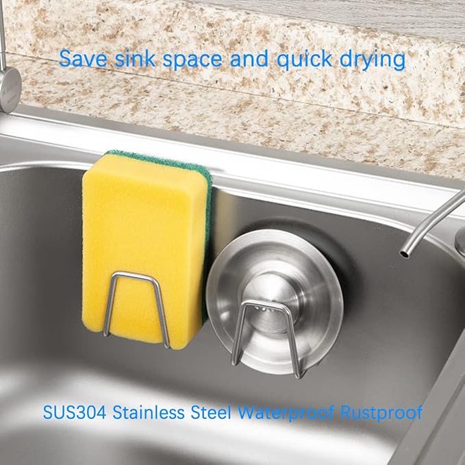 LYART 4Pcs Premium Sink Sponge Holder - Image 2