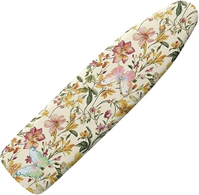 Butterfly Daisy Flower Ironing Board Pad and Cover Durable Thick Daisy Ironing by Hinthetall