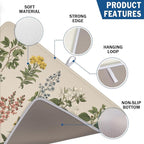 Vintage Plants Herbs Floral Dish Drying Mat - Image 3