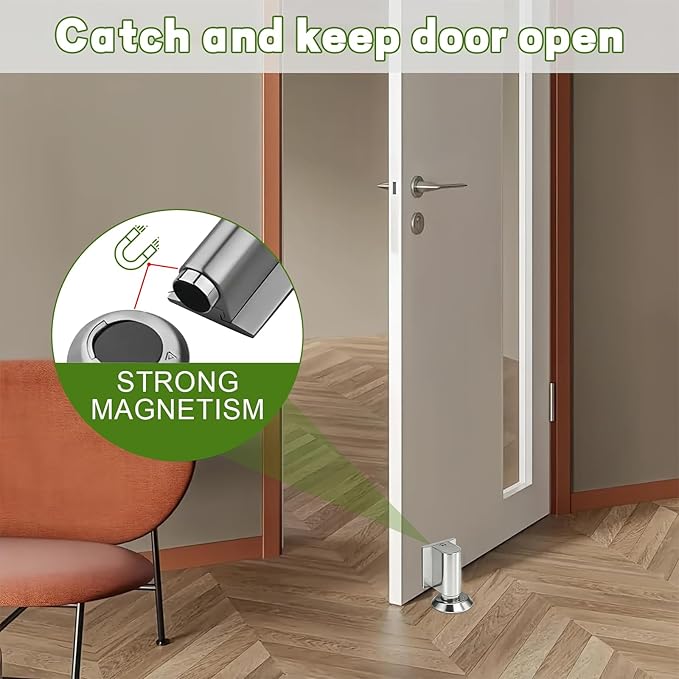 2026 New Door Wedge Stopper, Upgraded Magnetic Doors Stoppers - Image 5