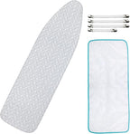 Dalykate Ironing Board Cover and Pad, Thick Padding, Elastic Edge, Scorch & by Dalykate