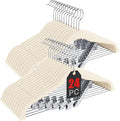 Korpai 24-Pack Beige Velvet Hangers by DoWhatYouWanttoDo