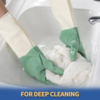 BOOMJOY Latex Cleaning Gloves, Heavy Duty Dishwashing Gloves, Reusable Medium - Image 7