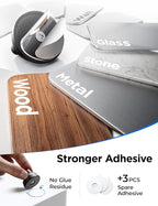 6-Pack Rotatable Cord Holder for Nightstand, LISEN 360°Rotating Magnetic Clips - Image 6