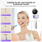Wall Mounted Toothbrush Holder & Toothbrush Cleaner, Electric Toothbrush Holder - Image 5