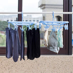 Small Clip & Drip Hanger 2-Pack, 12 Clips & 360 Rotatable Hook, Drying Hanger - Image 6