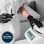 HALYARD Black Disposable Nitrile Exam Gloves Powder Free Medical, Food Safe - Image 4
