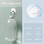 VIS'V Adhesive Hooks, Small Metal Shower Wall Stick on Hooks, Waterproof - Image 4