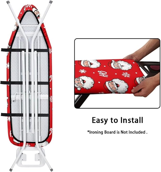 Cute Christmas Santa HOHOHO Ironing Board Cover Table Top Ironing Board Cover - Image 4