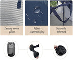 The upgraded pop-up laundry basket features a breathable side pocket mesh design - Image 4