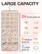 BAGSMART Hanging Jewelry Organizer Storage Roll - Image 3