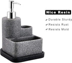 ZCCZ Black Soap Dispenser with Sponge Holder, Kitchen Soap Dispenser Pump - Image 8