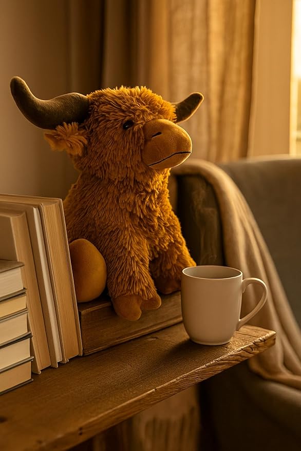 Highland Cow Door Stopper – Cute Weighted Animal Doorstop - Image 6
