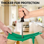 Vgo... 1-Pair Reusable Household Gloves, Rubber Dishwashing gloves, Extra - Image 3