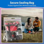 Zipper Storage Bags with Handle and Bottom, 3 Gallon Heavy Duty Clear Handy - Image 5