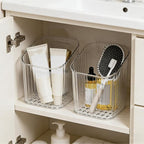 4 Pack Acrylic Wall Mounted Storage Racks, Stackable Cabinet Door Storage - Image 5
