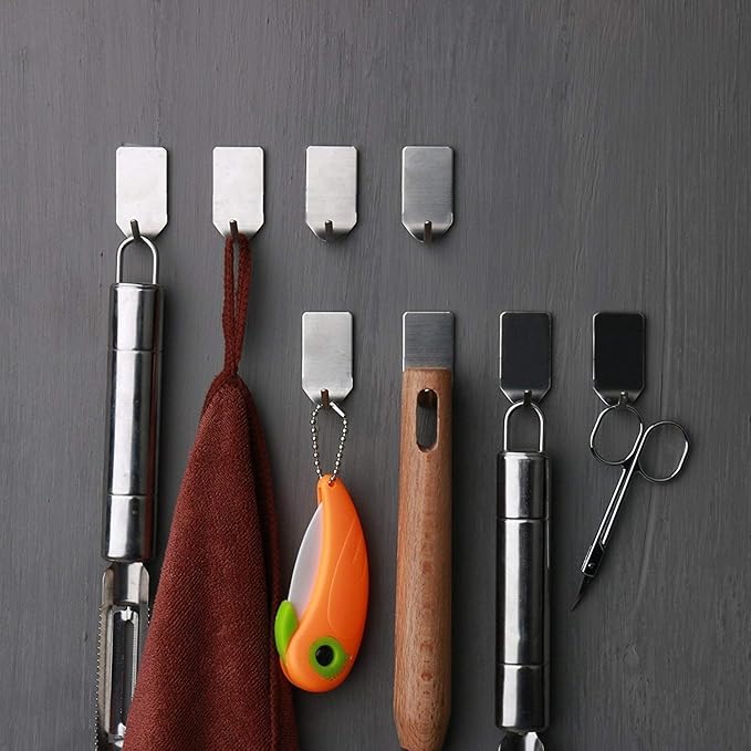 Small Adhesive Hooks Hat Hooks Organizer - Image 4