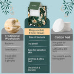 Ourmed Life Face Towels, Lint- free Face Wipes - Image 2