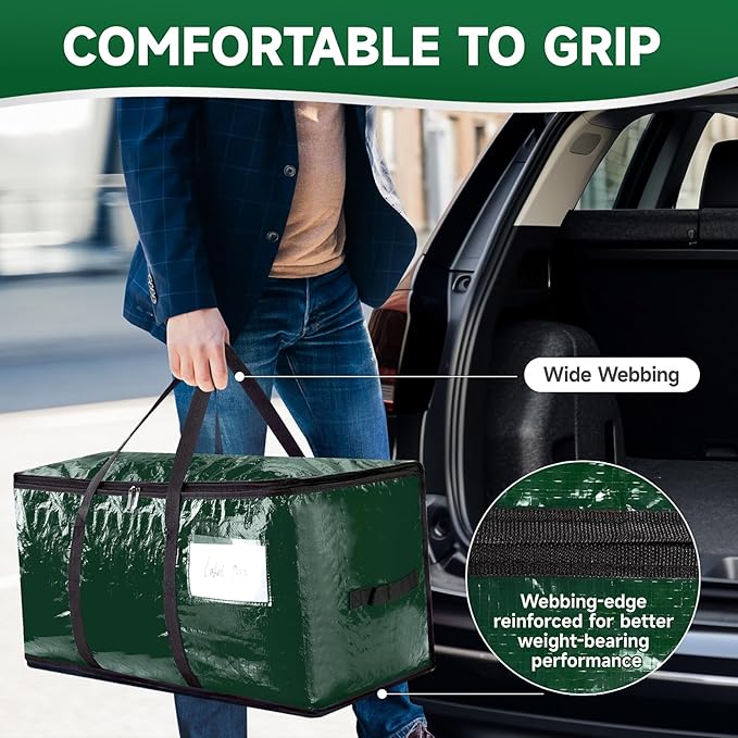 CONGREGATE 8-Pack Heavy Duty Dark Green Moving Bags - Image 2