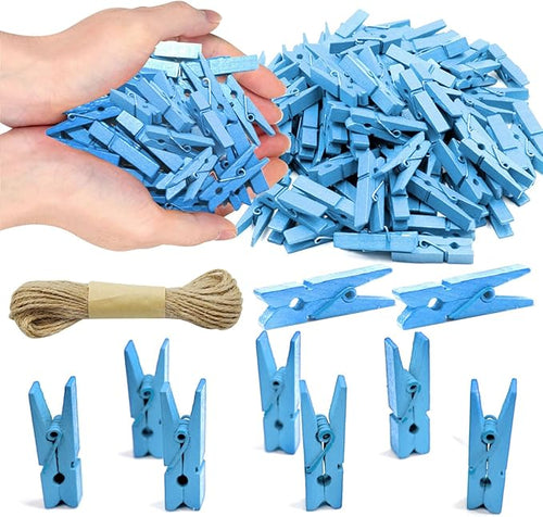 1.35 Inch Mini Clothes Pins for Photo100 Pcs by SETNDTS