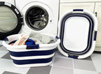 SAMMART 40L Set of 2 Collapsible Plastic Laundry Hamper - Image 2