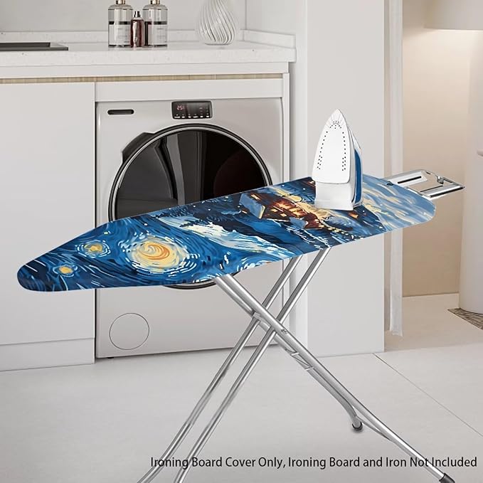 Starry Sky Design Ironing Board Cover and Pad Washable 15x54 Full Size Thick - Image 2
