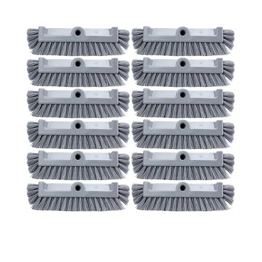 SPARTA Multi-Level Tile Scrub Brush 12" Wide Brush Head, Heavy-Duty Tile by SPARTA