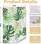 Boho Tropical Kitchen Towels Set of 2, Palm Leaf Botanical Dish Tea Towels - Image 6