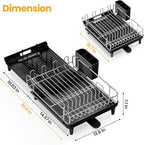 TOOLF Expandable Dish Rack, Dish Drying Rack - Image 7