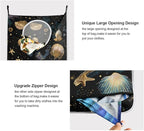 Shell Starfish Black Hanging Laundry Hamper Door Hampers Bag Basket - Image 4