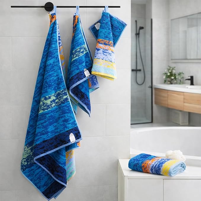 SEMAXE 12-Piece Family Bathroom Towel Set - Image 9