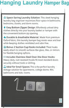 Hanging Laundry Hamper Bag – Space-Saving Dirty Clothes Storage - Image 5