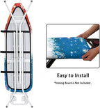ZDCUSTOM Red Blue Snowman Ironing Board Cover 52"x13" Christmas Resist - Image 4