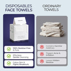 ECOLOOK Disposable Face Towel XL-10"x12" Upgraded Thick Facial Towels, Ultra - Image 7