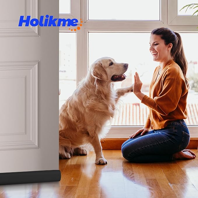 Holikme Door Draft Stopper Weather Stripping Window Breeze Blocker Adjustable - Image 6