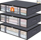 StorageRight Under Bed Storage Bins, Breathable Organizer by StorageRight