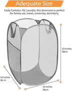 2 Pcs Durable Collapsible Laundry Baskets - Image 7