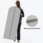 Dress Bags for Gowns Long, Suit Bag Cover for Storage and Travel, 2 Pack - Image 6