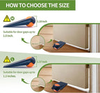 Door Stoppers for Bottom of Door, Rubber Door Stopper Wedges, Door Holders for - Image 5
