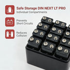 ALCYON 9V Battery Organizer Storage Case, Battery Vault Box Container - Image 5