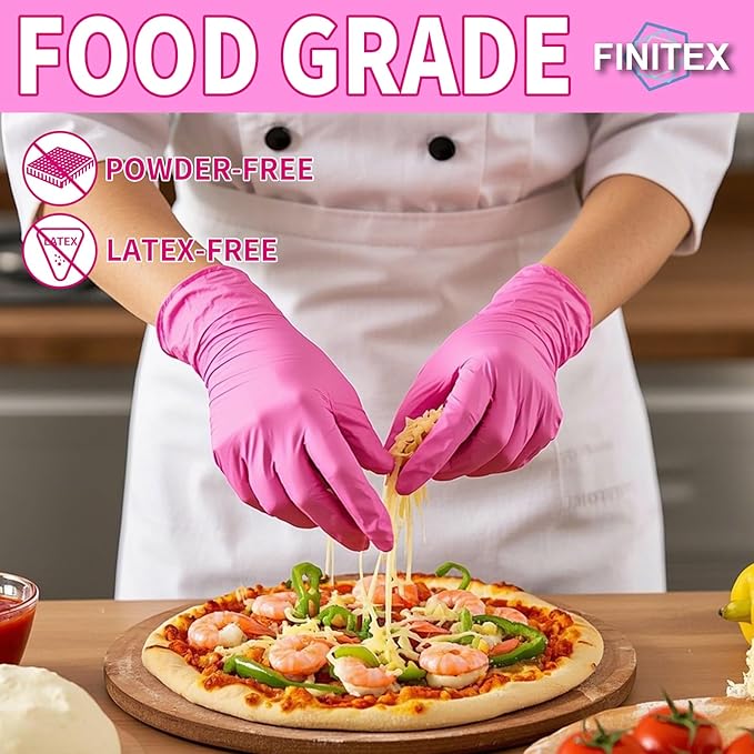 FINITEX Nitrile Disposable Latex-Free Gloves - Image 3