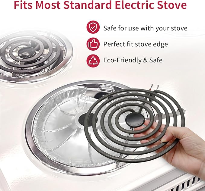 50PC COZZIVITA Round Electric Stove Burner Covers - Image 6
