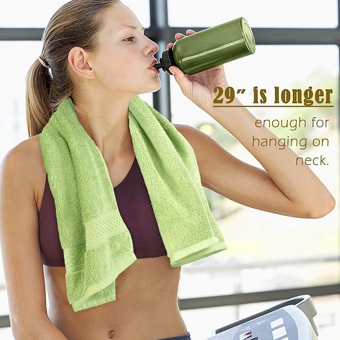 Cleanbear Hand Towels 12 Pack 12 Colors 100% Cotton Hand Towel Set - Image 4
