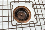 Sinkology Kitchen Sink Basket Strainer Drain TB35-01, Antique Copper - Image 2